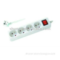4-way French type extension outlet with surge protector